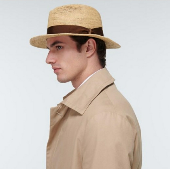 Authentic Borsalino Panama Hat, size 60 or US 7 1/2 - Picture 8 of 11